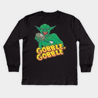 Gobble Goblin Kids Long Sleeve T-Shirt